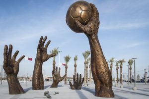 Handball-Skulptur